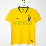 Camiseta Brasil Primera Equipación Retro 2018 Amarillo