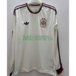Camiseta España Segunda Equipación Mundial 2026 ML Blanco 2 Estrellas