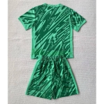 Camiseta De Portero Brasil 2024 Niño Kit Verde