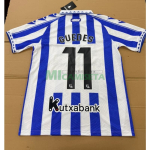 Camiseta GUEDES 11 Real Sociedad 2025/2026 Azul/Blanco Versión Retro