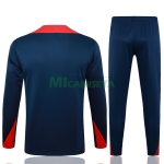 Sudadera De Entrenamiento Barcelona 2024/2025 Kit Azul Marino/Rojo