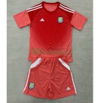 Camiseta de Portero Aston Villa 2025/26 Naranja Niño Kit