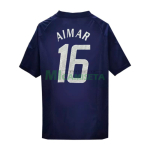 Camiseta Aimar 16 Argentina Segunda Equipación Retro 2002 Azul Marino