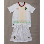 Camiseta Marruecos Segunda Equipación Mundial 2026 Blanco/Oro