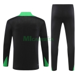 Sudadera de Entrenamiento Brasil 2024 Negro/Verde