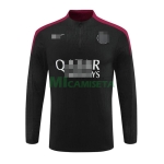 Sudadera de Entrenamiento PSG 2024/2025 Negro/Rojo