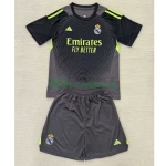 Camiseta de Portero Real Madrid 2025/2026 Negro Niño Kit