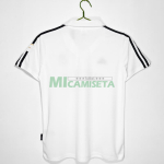 Camiseta Real Madrid Primera Equipación Retro 2002/03 Blanco con Publicitario