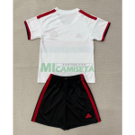 Camiseta Flamengo Segunda Equipación 2026/2027 Blanco Niño Kit