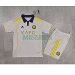Camiseta Al Nassr Tercera Equipación 2025/2026 Blanco Niño Kit