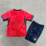 Camiseta Inglaterra Segunda Equipación Mundial 2026 Rojo/Azul Niño Kit