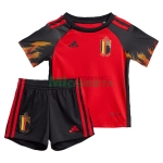 Camiseta Bélgica Primera Equipación 2022 Mundial Niño Kit