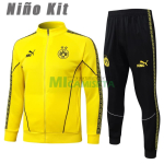 Chandal Borussia Dortmund 2025/2026 Niño Amarillo con Estampado en Manga