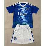 Camiseta Como 1907 Primera Equipación 2025/2026 Azul Niño Kit