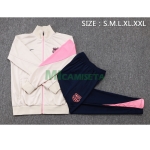 Chandal Barcelona 2025/2026 Blanco Roto/Rosa