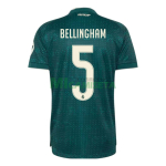 Camiseta BELLINGHAM 5 Real Madrid  Segunda Equipación 2026/2027 Verde Oscuro con Parche HP