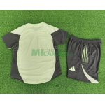 Camiseta de Entrenamiento Real Madrid 2025/2026 Verde/Gris Niño Kit (EDICIÓN JUGADOR)