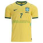 Camiseta VINI JR. 7 Brasil Primera Equipación Mundial 2026 Amarillo