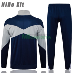 Chandal Tottenham Hotspur 2025/2026 Niño Azul Marino/Gris