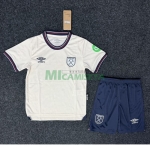 Camiseta West Ham United Segunda Equipación 2025/2026 Beige Niño Kit