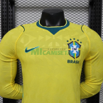 Camiseta Brasil Primera Equipación Mundial 2026 ML Amarillo (EDICIÓN JUGADOR)