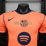 Camiseta Barcelona Tercera Equipación 2025/2026 Naranja (EDICIÓN JUGADOR)