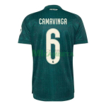 Camiseta CAMAVINGA 6 Real Madrid Segunda Equipación 2026/2027 Verde Oscuro con Parche HP