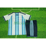 Camiseta Argentina Primera Equipación 2026 Azul/Blanco Niño Kit con FIFA2022