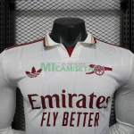 Camiseta Arsenal Tercera Equipación 2025/2026 ML Blanco (EDICIÓN JUGADOR)