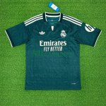 Camiseta Real Madrid Segunda Equipación 2026/2027 Verde Oscuro con Parche HP