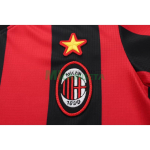 Camiseta AC Milan Primera Equipación Retro 1997/98 Rojo/Negro Niño Kit