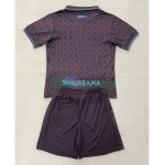 Camiseta Napoli Tercera Equipación 2025/2026 Negro Niño Kit