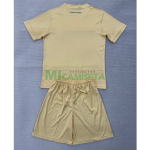 Camiseta Monaco Tercera Equipación 2025/2026 Amarillo Claro Niño Kit