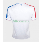Camiseta Crystal Palace FC Segunda Equipación 2025/2026 Blanco/Azul/Rojo