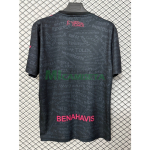 Camiseta Málaga CF Tercera Equipación 2026/2027 Negro con Parche La Liga