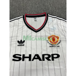 Camiseta Manchester United Segunda Equipación Retro 1982/1983 Blanco