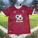 Camiseta Burnley FC Primera Equipación 2025/2026 Borgoña