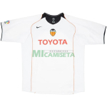 Camiseta Valencia CF Primera Equipación Retro 2004/05 Blanco