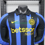 Camiseta Inter de Milan Primera Equipación 2026/2027 ML Azul/Negro (EDICIÓN JUGADOR)