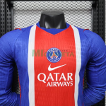 Camiseta PSG Primera Equipación 2026/2027 ML Azul/Rojo (EDICIÓN JUGADOR)