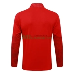 Sudadera De Entrenamiento AC Milan 2025/2026 Rojo/Blanco con Estampado
