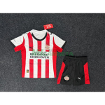 Camiseta PSV Eindhoven Primera Equipación 2025/2026 Rojo/Blanco Niño Kit