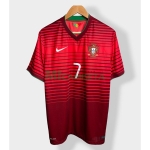 Camiseta RONALDO 7 Portugal Primera Equipación Retro 2014