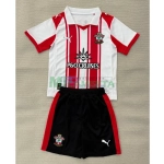 Camiseta Southampton Primera Equipación 2025/2026 Rojo/Blanco Niño Kit