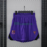Pantalón Corto Barcelona Segunda Equipación 2026/2027 Negro/Morado (EDICIÓN JUGADOR)