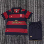 Camiseta Arsenal Tercera Equipación Retro 2007/08 Rojo Oscuro/Negro Niño Kit