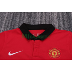 Camiseta Manchester United Primera Equipación Retro 2013/14 Rojo Niño Kit