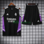 Camiseta de Entrenamiento Real Madrid Sin Mangas 2022/2023 Kit Negro/Púrpura