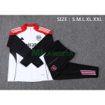 Sudadera De Entrenamiento Arsenal 2025/2026 Kit Blanco/Negro/Rojo