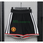 Pantalón Corto Manchester United Primera Equipación 2026/2027 Negro (EDICIÓN JUGADOR)